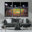 Fenway Park Wall Art Canvas Print | Large Baseball Stadium