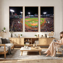Fenway Park Wall Art Canvas Print | Large Baseball Stadium