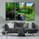Augusta National Golf Club Wall Art - Panoramic Bridge & by MyGreatCanvas | Canvas Wall Art Prints | Photo Prints & Wall Decor