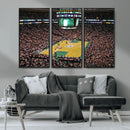 TD Garden Basketball Canvas Wall Art - Boston Celtics Live by MyGreatCanvas | Canvas Wall Art Prints | Photo Prints & Wall Decor