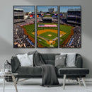 Yankee Stadium New York Wall Art Print | 3-Panel Canvas