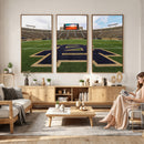 Football Stadium Wall Art – Framed Sports Field Canvas