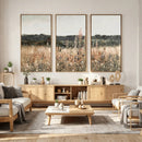 Rustic Field Landscape Wall Art Print, Giclee Canvas Wall