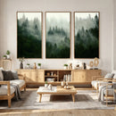 Foggy Forest Wall Art – Tranquil Green Woodland Canvas by MyGreatCanvas | Canvas Wall Art Prints | Photo Prints & Wall Decor
