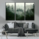 Misty Forest Wall Art – Tranquil Green Woodland Canvas by MyGreatCanvas | Canvas Wall Art Prints | Photo Prints & Wall Decor