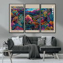 Framed Japanese 1986 Wall Art Print, Yayoi Kusama 1986 Wall
