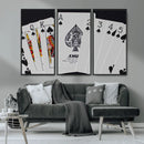 Poker Wall Art - Playing Cards Canvas Wall Art Print - Ace by MyGreatCanvas | Canvas Wall Art Prints | Photo Prints & Wall Decor