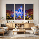 Disney Castle Wall Art Canvas Print – Magical Fairytale