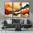 Abstract Mountain Wall Art – Framed Colorful Landscape by MyGreatCanvas | Canvas Wall Art Prints | Photo Prints & Wall Decor