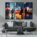 African American Jazz Canvas Wall Art Print – Abstract Music