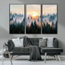Abstract Forest Wall Art - Serene Nature Canvas Print with by MyGreatCanvas | Canvas Wall Art Prints | Photo Prints & Wall Decor