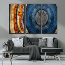 Abstract Tree Rings Wall Art Canvas Print – Modern Wood by MyGreatCanvas | Canvas Wall Art Prints | Photo Prints & Wall Decor