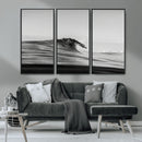 Black Wave Wall Art Canvas Print – Framed Abstract Surf by MyGreatCanvas | Canvas Wall Art Prints | Photo Prints & Wall Decor