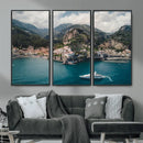 Amalfi Coast Wall Art – Framed Italian Seaside Canvas by MyGreatCanvas | Canvas Wall Art Prints | Photo Prints & Wall Decor