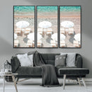 Calm Beach Wall Art – Framed Turquoise Water Canvas Artwork, by MyGreatCanvas | Canvas Wall Art Prints | Photo Prints & Wall Decor