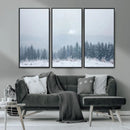 Winter Forest Wall Art Canvas Print – Framed Snowy Landscape by MyGreatCanvas | Canvas Wall Art Prints | Photo Prints & Wall Decor