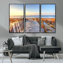 Ocean Sunset Wall Art Canvas Print – Nautical Beach