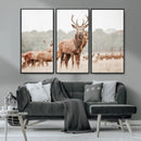 Rustic Nature Wall Art Canvas Print – Stag Woodland Framed by MyGreatCanvas | Canvas Wall Art Prints | Photo Prints & Wall Decor