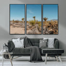 Joshua Tree Wall Art Canvas Print – Framed Desert Landscape