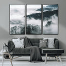 Foggy Forest Landscape Wall Art Canvas Print – Misty by MyGreatCanvas | Canvas Wall Art Prints | Photo Prints & Wall Decor