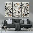 Wild Horse Stampede Wall Art Canvas Print – Monochrome by MyGreatCanvas | Canvas Wall Art Prints | Photo Prints & Wall Decor