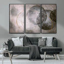 Abstract Grey Gold Wall Art – Modern Geometric Canvas by MyGreatCanvas | Canvas Wall Art Prints | Photo Prints & Wall Decor