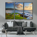 Pebble Beach Golf Links Wall Art Canvas Print – Iconic by MyGreatCanvas | Canvas Wall Art Prints | Photo Prints & Wall Decor