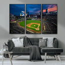Target Field Wall Art Canvas Print – Baseball Stadium Scene, by MyGreatCanvas | Canvas Wall Art Prints | Photo Prints & Wall Decor