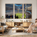Chicago Dome Stadium Wall Art Canvas Print – Framed Modern