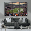 Chicago Bears Soldiers Field Wall Art Canvas Print – Framed by MyGreatCanvas | Canvas Wall Art Prints | Photo Prints & Wall Decor