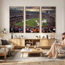 Chicago Bears Soldiers Field Wall Art Canvas Print – Framed