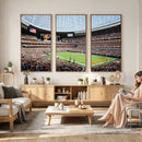 Chicago Bears Soldiers Field Wall Art Canvas Print – Framed
