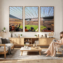 Cleveland Browns Stadium Wall Art Canvas Print – Framed NFL