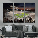 Epic Night Football Stadium Wall Art Canvas Print, Fireworks by MyGreatCanvas | Canvas Wall Art Prints | Photo Prints & Wall Decor