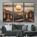 Wood Mountain Wall Art Canvas Print – Layered Forest and by MyGreatCanvas | Canvas Wall Art Prints | Photo Prints & Wall Decor
