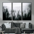 Foggy Pine Forest Canvas Wall Art by MyGreatCanvas | Canvas Wall Art Prints | Photo Prints & Wall Decor