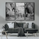 Wild Elephant Wall Art Canvas Print by MyGreatCanvas | Canvas Wall Art Prints | Photo Prints & Wall Decor