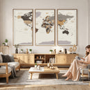 World Map Wall Art Print