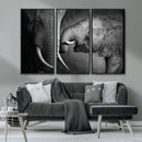 Elephant Family Wall Art Canvas, Framed Elephant Family by MyGreatCanvas | Canvas Wall Art Prints | Photo Prints & Wall Decor