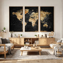 World Map Canvas Wall Art with Famous Landmarks – Framed by MyGreatCanvas | Canvas Wall Art Prints | Photo Prints & Wall Decor