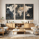 World Map Canvas Print – Detailed Map of the World Wall Art by MyGreatCanvas | Canvas Wall Art Prints | Photo Prints & Wall Decor