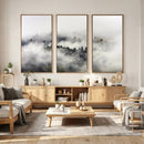Foggy Forest Wall Art Canvas Print, Misty Pine Tree by MyGreatCanvas | Canvas Wall Art Prints | Photo Prints & Wall Decor