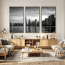 Chicago Wall Art Canvas Print, Chicago City Downtown Night by MyGreatCanvas | Canvas Wall Art Prints | Photo Prints & Wall Decor
