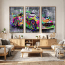Graffiti Sports Car Street Art Wall Art Canvas Print, by MyGreatCanvas | Canvas Wall Art Prints | Photo Prints & Wall Decor