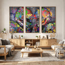 Graffiti Football Helmets Wall Art Canvas Print, Urban by MyGreatCanvas | Canvas Wall Art Prints | Photo Prints & Wall Decor
