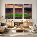 Oklahoma Sooners Stadium Wall Art Canvas Print, College by MyGreatCanvas | Canvas Wall Art Prints | Photo Prints & Wall Decor