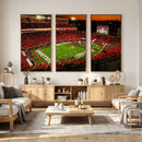 Georgia Bulldogs Stadium Wall Art Canvas Print, Sanford by MyGreatCanvas | Canvas Wall Art Prints | Photo Prints & Wall Decor