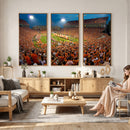 Clemson Tigers Memorial Stadium Wall Art Canvas Print