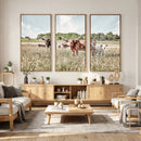 Texas Longhorn Cattle Wall Art Canvas Print, Rustic Ranch by MyGreatCanvas | Canvas Wall Art Prints | Photo Prints & Wall Decor