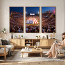 Oklahoma Memorial Stadium Wall Art Canvas Print – Oklahoma